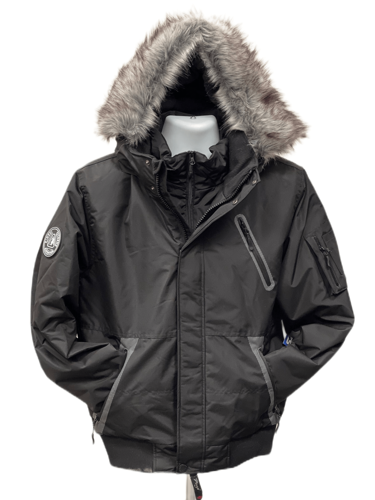 Men's PSG Winter Jacket -Black - Mega Vente